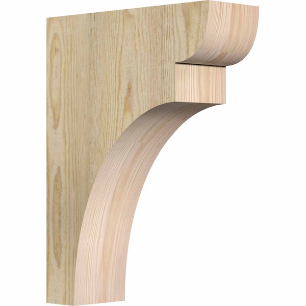 Ekena Millwork Yorktown Rough Sawn Corbel, Douglas Fir, 4"W x 12"D x 16"H COR04X12X16YOR00RDF - main